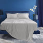 BedGear Ver-Tex Pillowcase 2pc Set, Light Grey