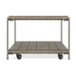 Corbeta 3-Piece Metal Frame Wood Living Room Coffee Table Set