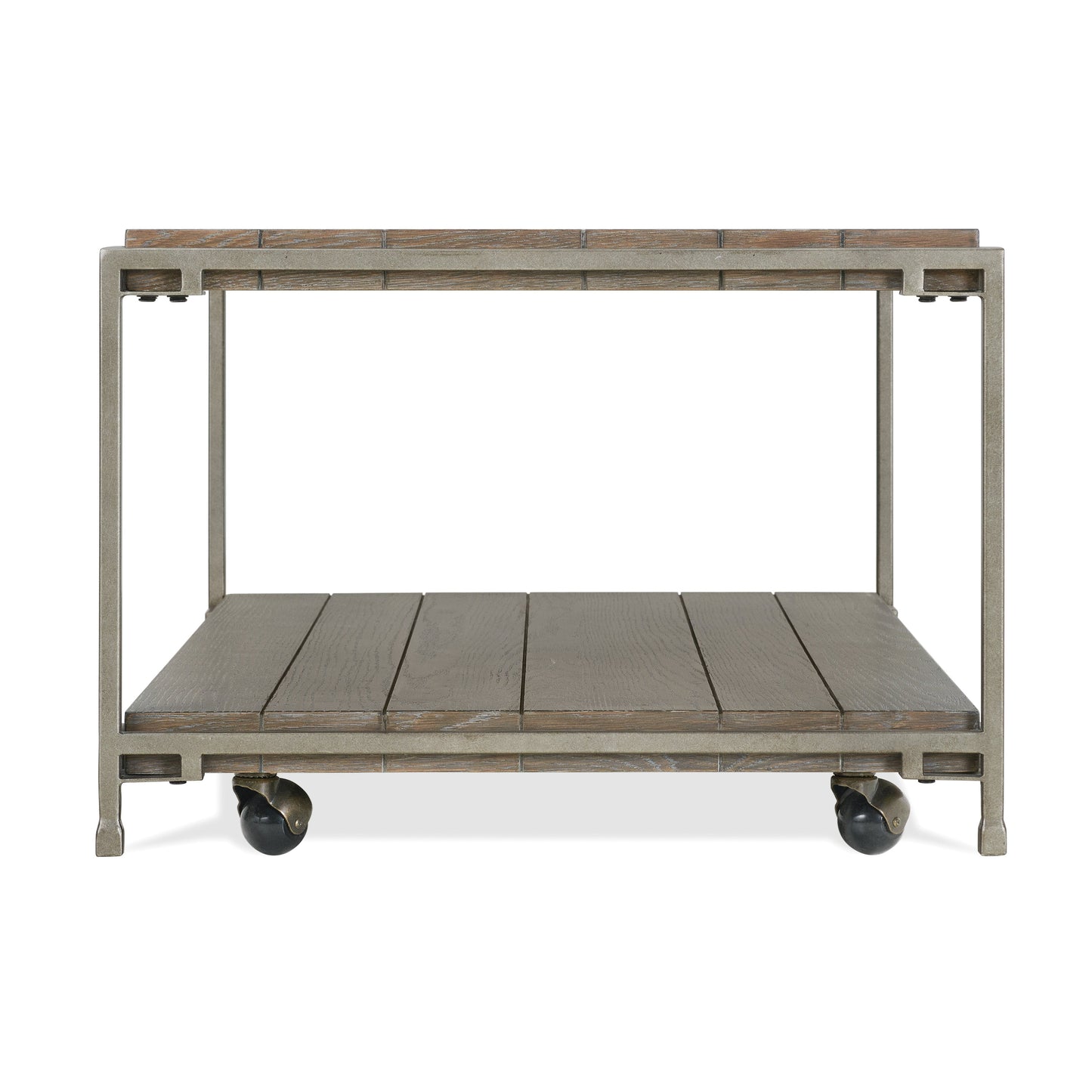 Corbeta 3-Piece Metal Frame Wood Living Room Coffee Table Set