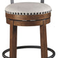 Valebeck - Tall Upholstered Swivel Barstool