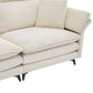 Modern Corduroy Upholstered Sectional Sofa
