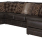 Denali - Italian Leather Match Sectional