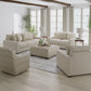Hyde Park - Fabric Swivel Chair - Beige