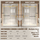 Frameless Sliding Shower Door - 76" H Clear Tempered Glass