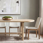 Auden Upholstered Reclaimed Pine Wood Dining Chair Set of 2