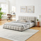 Queen Size Upholstered Bed with Storage