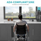 ADA-Compliant Kitchen Sink - 18 Inch Undermount