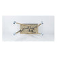 Barnard - Dining Table - Clear Glass & Mirrored Gold