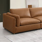 Brighton Top Grain Leather 5 Pieces Modular Sectional