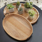 Jocelyne - Tray Set (Set of 2) - Brown / Black