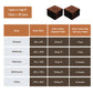 Acacia Wood Interlocking Deck Tiles Checker Pattern