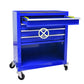 4 Drawers Multifunctional Tool Cart with Wheels - Blue