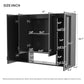 Modern Bathroom Cabinet with 5 Adjustable Shelves