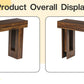 63" Long Farmhouse Console Table