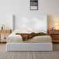 Carmen Upholstered Wingback Bed