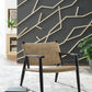 Halfmore - Accent Chair - Black / Natural