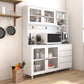 63" W Large Kitchen Hutch Cabinet