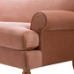 Alana Lawson Three-Cushion Tightback Sofa, Peach