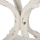 Accent Table with Hourglass Base and French Country Design