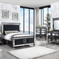 Varian II - Dresser - Mirrored, Black & Sliver