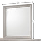 Gray Square Mirror