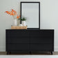 Danziar - Dresser And Mirror - Black