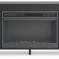 Cayberry - TV Stand With Fireplace - Black