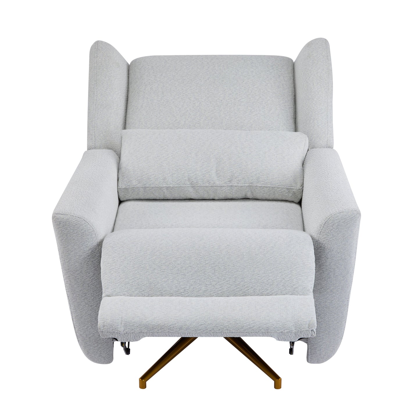 Upholstered 360° Swivel Power Recliner Chair
