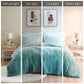 King Ombre Shaggy Long Fur Comforter Mini Set