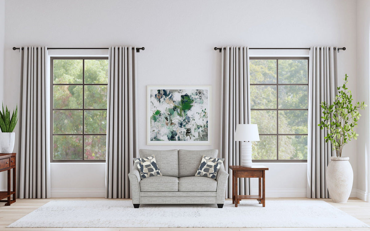 Tomkins Boucle Upholstered Loveseat Light Grey - view 5