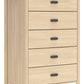 Cabinella - Five Drawer Chest - Tan