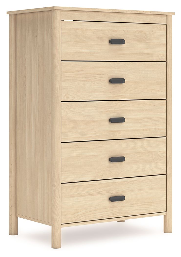 Cabinella - Five Drawer Chest - Tan