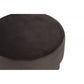 Nesting Coffee Table Set of 2, Faux Marble Top Round Coffee Table with Ottoman