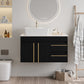 36" Wall-Mounted Bathroom Vanity with Vessel Sink