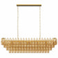 Modern Chandeliers for Dining Room, 54" Large Rectangle