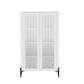 Abbey 32" Tempered Glass Bookcase Cabinet