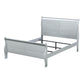 Louis Philippe Platinum Finish Twin Bed