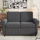 Orisfur Pull Out Sofa Bed Loveseat Sleeper