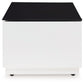 Gardoni - Rectangular Cocktail Table - White / Black