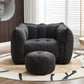 Soft Bean Bag Chair with Footstool