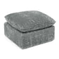 107'' Modern Boucle L-shaped Sectional Sofa with Moveable Ottoman