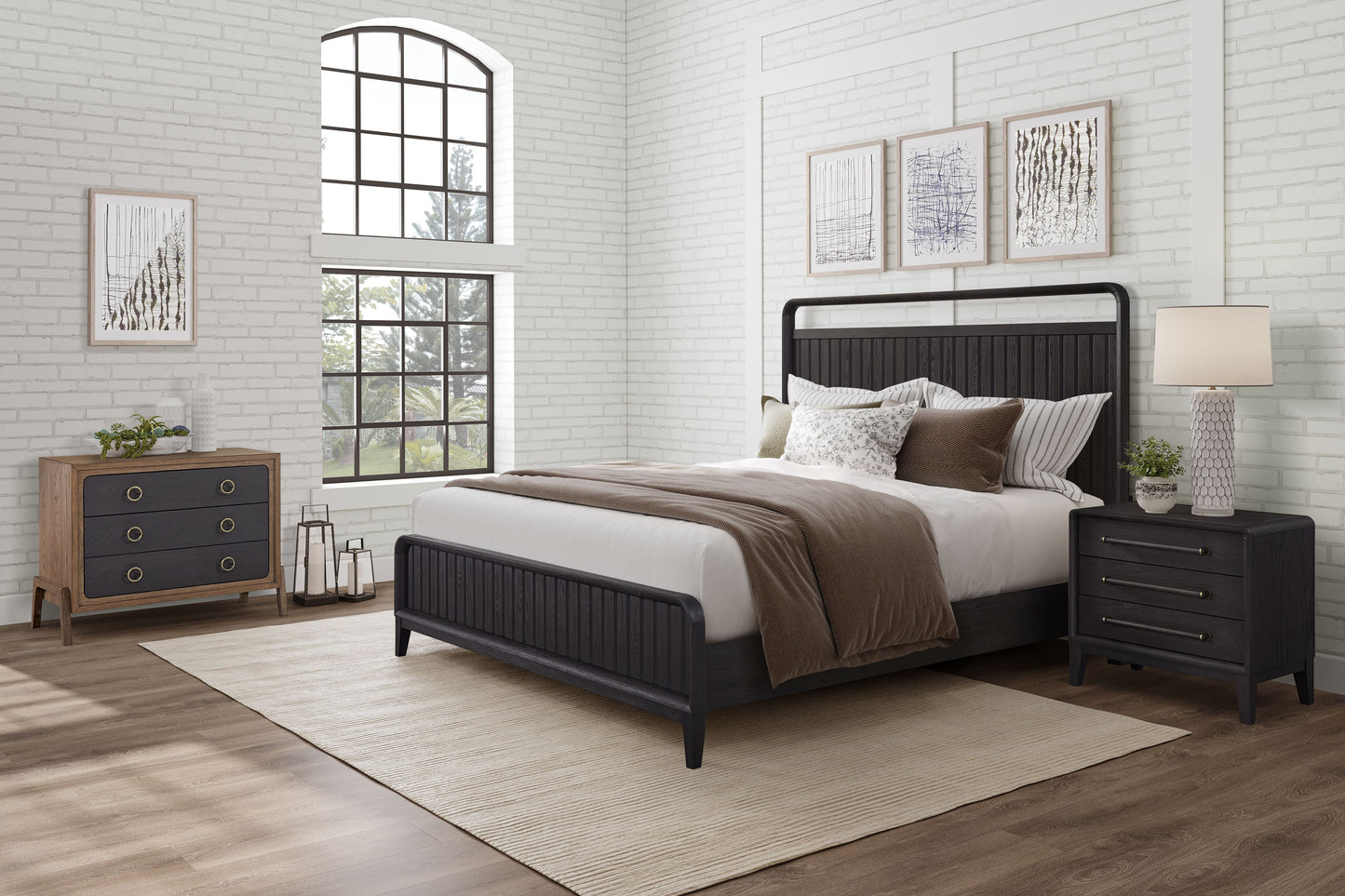 Queen Open Panel Bed