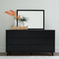 Danziar - Dresser And Mirror - Black