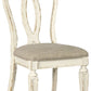Realyn - Dining UPH Side Chair (Set of 2) - Ribbonback - Chipped White