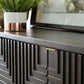 Elinmore - Accent Cabinet - Brown / Gold Finish