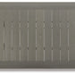 Visola - RECT Dining Table w/Umb OPT - Gray