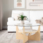 U-Shaped Contemporary Coffee Table