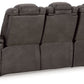 Fyne-dyme - Power Reclining Sofa With Adj Headrest