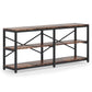 70.9" Extra Long Console Table with Storage Shelves