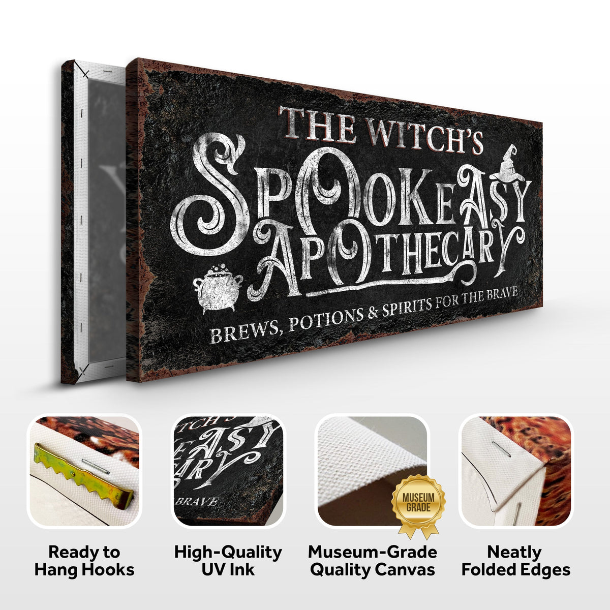 The Bewitched Speakeasy Bar Halloween Sign - view 6